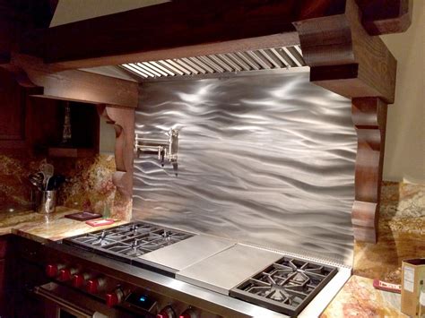 stainless steel sheet metal backsplash|where to buy stainless steel backsplash.